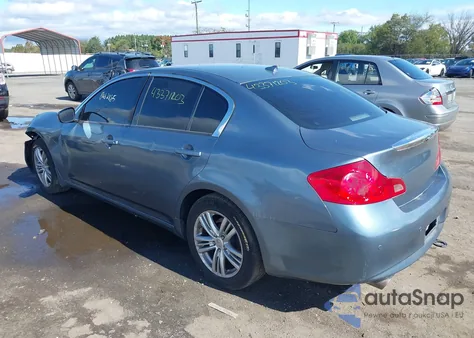 2010 Infiniti G37X z USA, uszkodzony, nr VIN JN1CV6AR8AM461376
